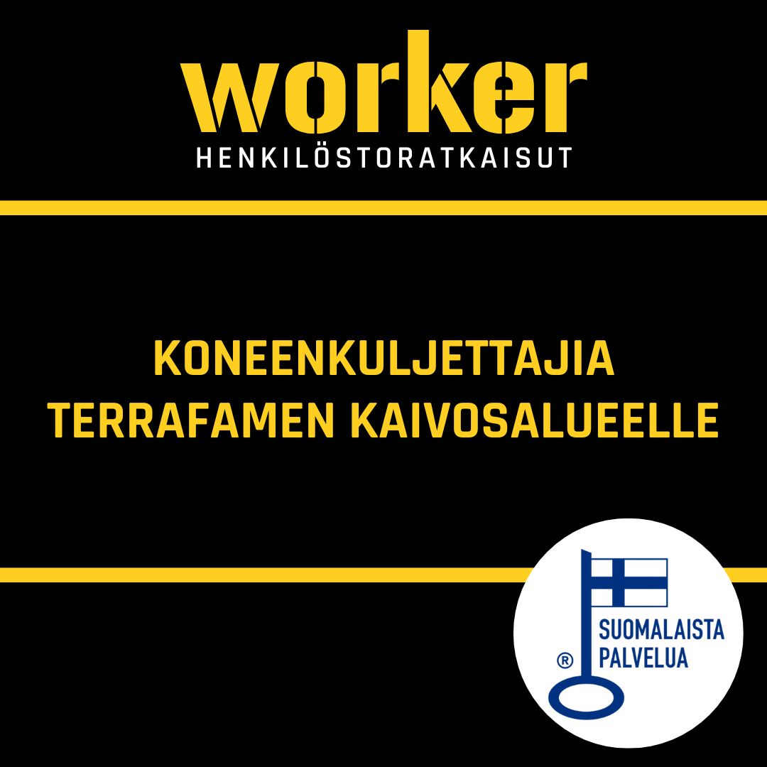 KONEENKULJETTAJIA TERRAFAMEN KAIVOSALUEELLE